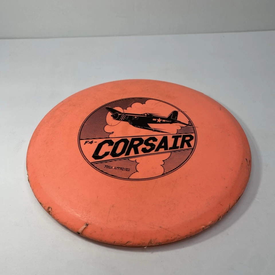 Lightning Corsair F4U Vintage Disco Golf Raro Avión de Guerra Air Warbird Foto 2 de 4