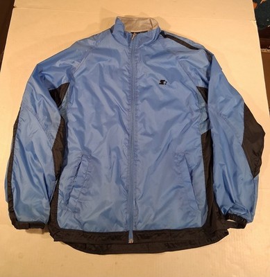 Starter Jacket Track Jogging Blue 90S Style Lightweight Vented