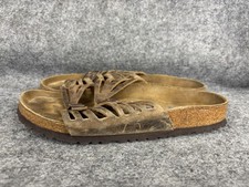 Birkenstock Sandals Womens Size 9 EU 40 Brown Granada Oiled Leather Narrow Cork