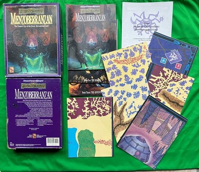 AD&D 2nd Edition Box (englisch): Menzoberranzan The famed city of the Drow
