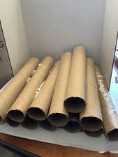 Empty Paper Towel Rolls Cardboard Clean Craft Tubes Art School Lot of 30