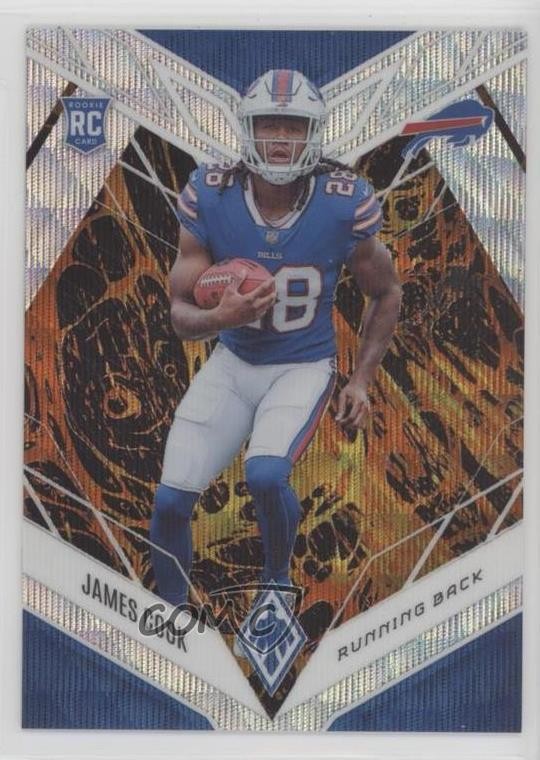 2022 Panini Phoenix Rookies Lava 125/175 James Cook #115 1s6