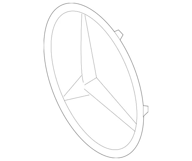 Emblema para Mercedes-Benz A220 A35 AMG 2019-2022 (P/N 000-817-10-01)