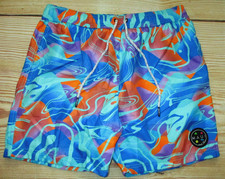 MENS MAUI AND SONS ABSTRACT DRAWSTRING LINED SWIM BOARD SHORTS SIZE M