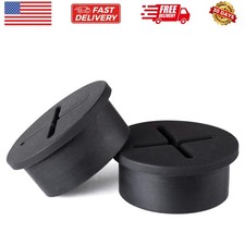2 PCS Cable Grommet Made of Flexible Silicone 1 Inch Desk Grommets for Table ...