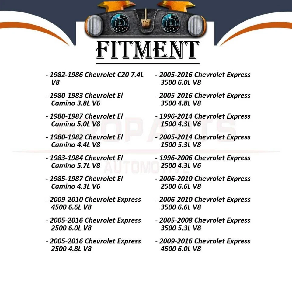 1 件动力转向泵适用于 1982 1983 年 1984 年雪佛兰蒙特卡罗 5.7L — 第 4/4 张图片