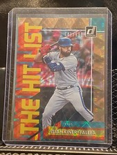 Isiah Kiner-Falefa 2022 Donruss The Hit List  #'d/999 #9 Rangers