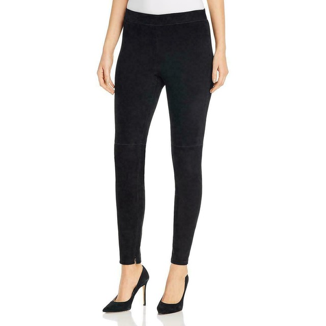 Elie Tahari Womens Roxanna Black Faux 