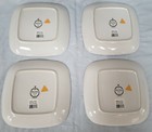 NIB Set of 4 William Roberts Square Salad Plates *Seashell *Discontinued  8 3/4" — photo 3