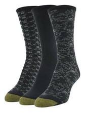 Gold Toe Women's Ultra Soft Floral Scrolls 3-Pack Socks 5979