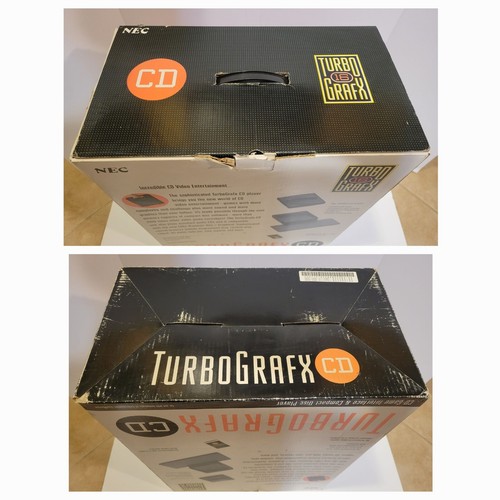 TurboGrafx-CD System Console w/ Docking Station Hard Case Card Complete Box CIB - Picture 24 of 24