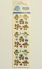 Vintage SandyLion Stickers Looney Tunes Baby Taz Tazmanian Devil Foil Shimmer