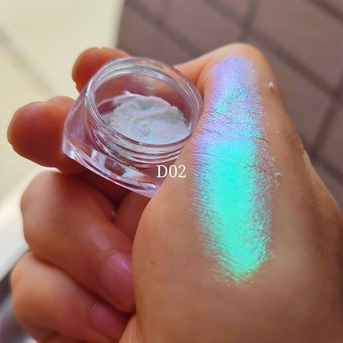 Ultra Fine Metallic Highlighter Manicure Chameleon Eyeshadow Powder Blue/Purp - Picture 18 of 32