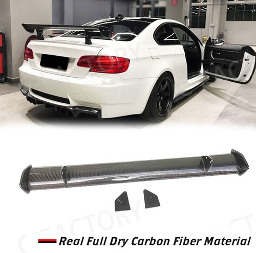 For BMW 1M M3 E82 E87 E90 E92 E93 F30 F10 GTS Carbon Fiber Rear Spoiler ...