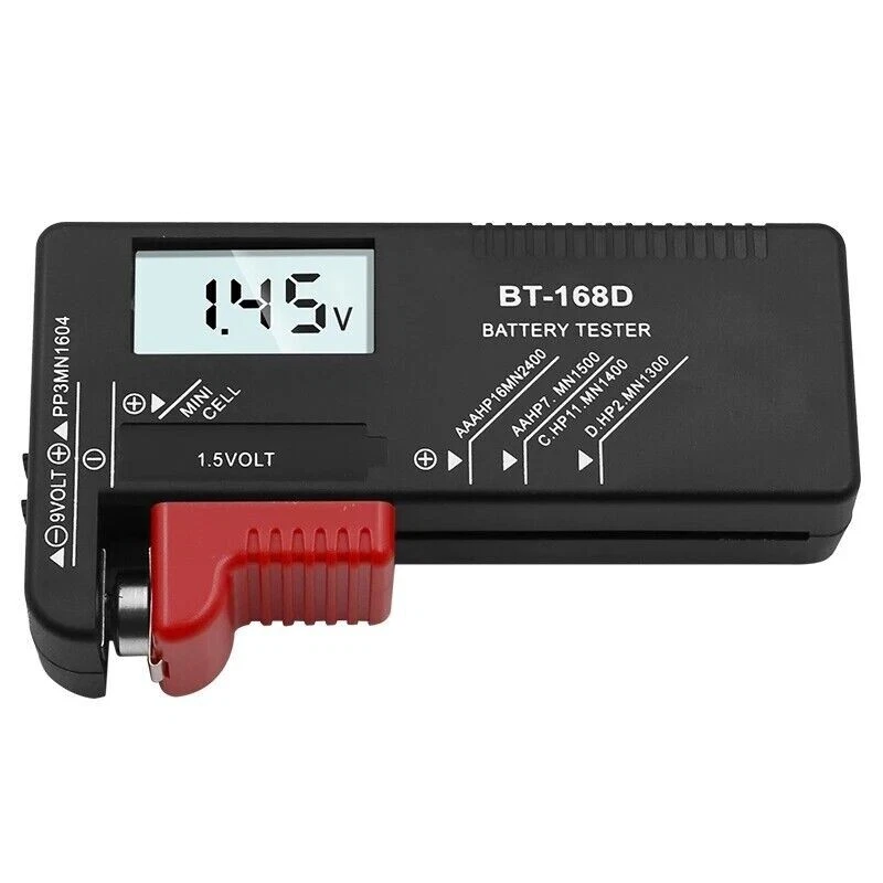 Universal Digital Battery Volt Tester Checker for Button Cell AA/AAA/C/D/9V/1.5V - Image 4 of 4