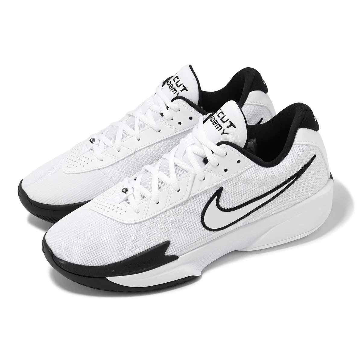 Nike Air Zoom G.T. Cut Academy EP White Black Men Unisex Basketball FB2598-100 Nike Air Zoom G.T. Cut Academy EP White Black Men Unisex Basketball FB2598-100