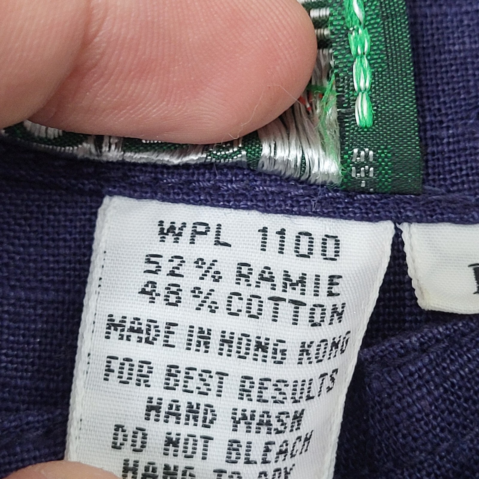 Vintage Izod Lacoste Jacket Size L Wide Sleeve Belted Navy Blue Tennis thumbnail 11