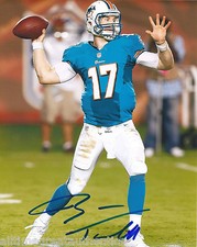 MIAMI DOLPHINS RYAN TANNEHILL SIGNED 8X10 PHOTO W/COA A TEXAS A&M QUARTERBACK