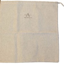 AQUATALIA Light Gray Drawstring Dust Bag for Handbags / Shoes 21x20