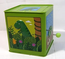 Jack Rabbit Creations, Inc Metal Dinosaur Jack-In-The-Box Works Great