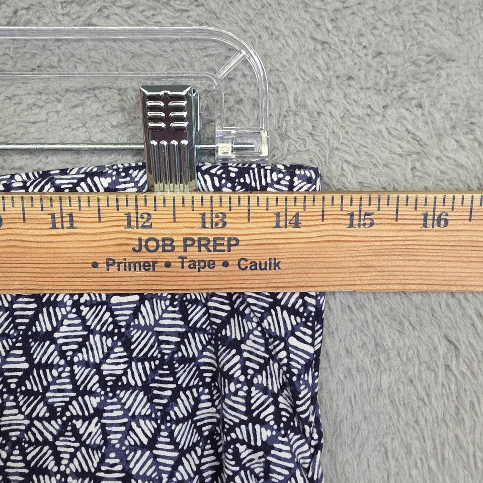 Patagonia Ribbon Falls Skirt Womens 8 Blue Organic Cotton Ruched Stretch Bandage - Image 3 of 4