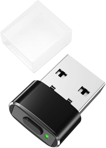 Vxeei Mouse Jiggler Undetectable Mini with Switch Button, Portable Wireless USB - 第 1/7 張圖片