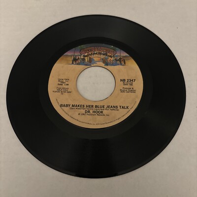 DR. HOOK The Turn On / Baby make Her Blue Jeans Talk 45 Record (box3)