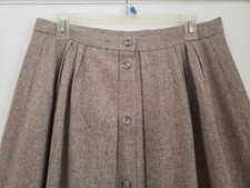 Vintage GORDON OF PHILADELPHIA Skirt New Look Tweed Wool Blend Quiet Luxury