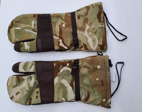 Genuine Surplus British Army MTP Gore-tex Lined Blizzard ECW Arctic Mittens 2792 - Picture 3 of 9