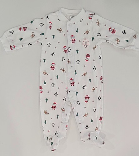 My 1st Christmas Baby Boys Girls Pajamas Diaper Shirt 0-3 Months 2 Pieces - 第 2/11 張圖片