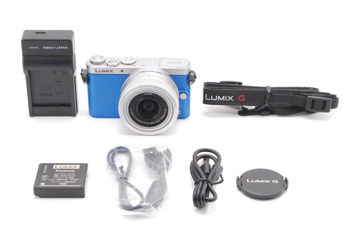MINT] Lumix Panasonic DMC-GM1S Blue Digital Camera Lens From