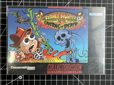 SYDNEY HUNTER & the CAVERNS OF DEATH With soundtrack SNES