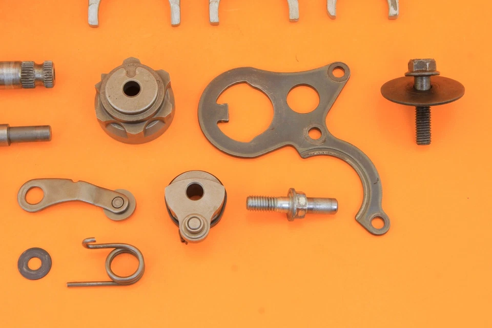 98-01 2001 CR125R CR125 OEM caixa de câmbio caixa de câmbio contador principal engrenagens garfos de câmbio - Imagem 3 de 4