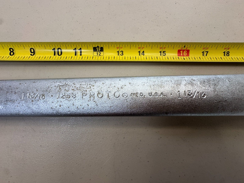 Proto Professional 1258 1-13/16" SAE Combination Wrench 12 Point USA Chrome - Foto 6 di 10