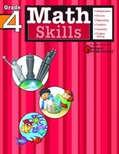 Math Skills: Grade 4; Flash Kids Ha- paperback, Flash Kids Editors E, 1411401093