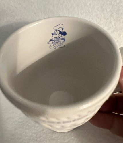 Disney Gourmet Mickey Sockel Kaffeebecher / Tasse 8oz weiß und blau - Bild 2 von 6