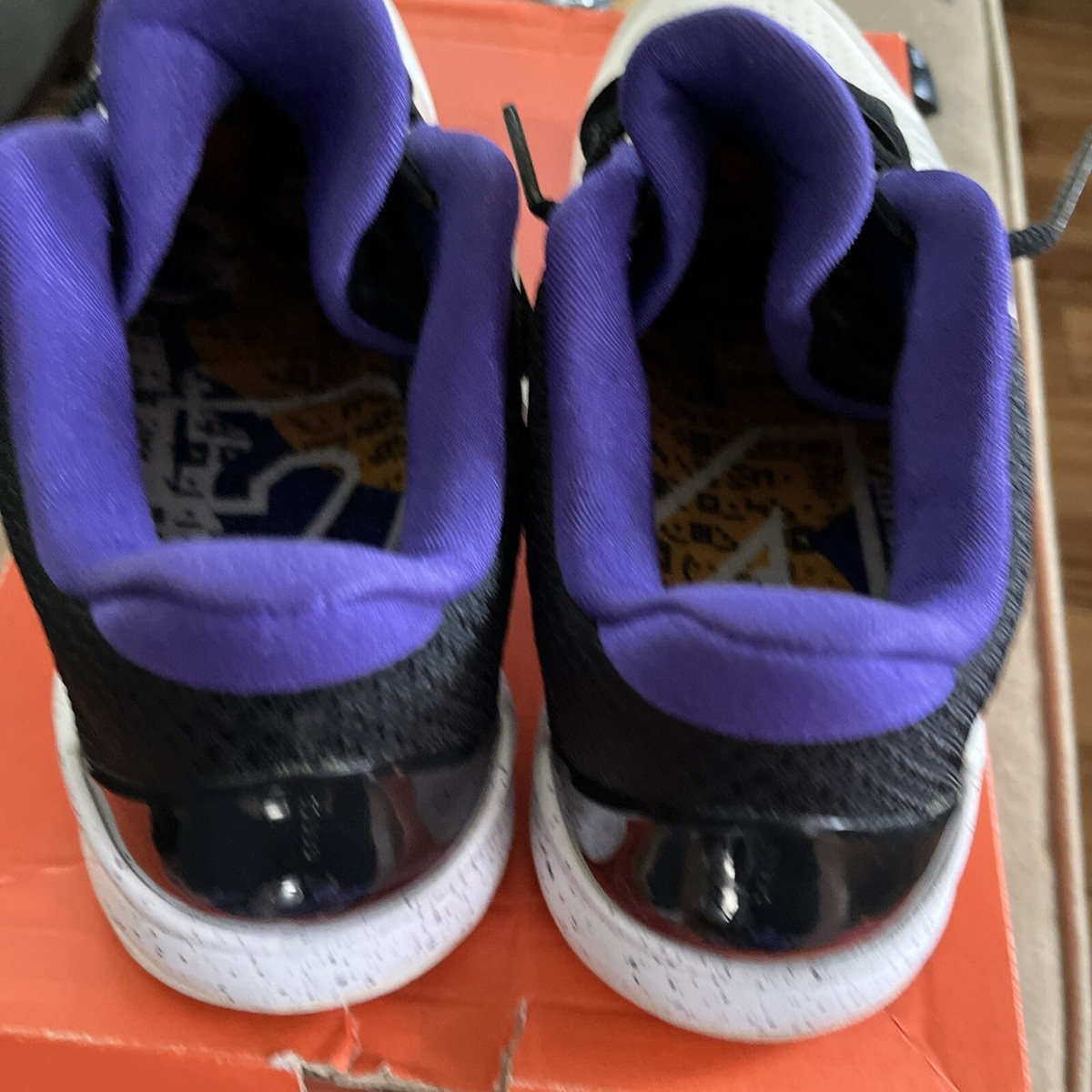 Nike Zoom Kobe 5 V OG Inline White Black Purple 386429-101