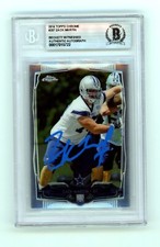 Zack Martin 2014 Topps Chrome #406 Signed Rookie RC BGS Authentic Auto Cowboys