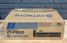 Hitachi VT-P1000 Video Deck W/Electronic Tuner NEW OPEN BOX RARE