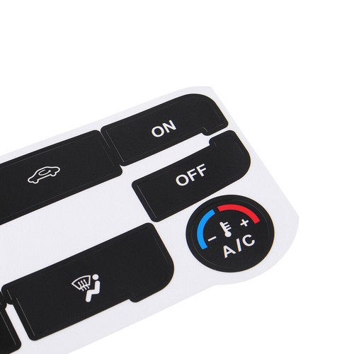 For Ford S-Max Mondeo MK4 AC Dash Button Repair Decal Kit Stickers Replacement - Picture 8 of 9