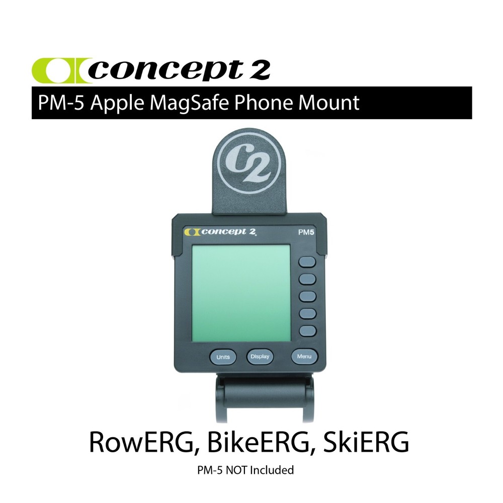 Concept 2 Apple MagSafe iPhone Mount Holder for PM-5 RowERG BikeERG SkiERG ERG