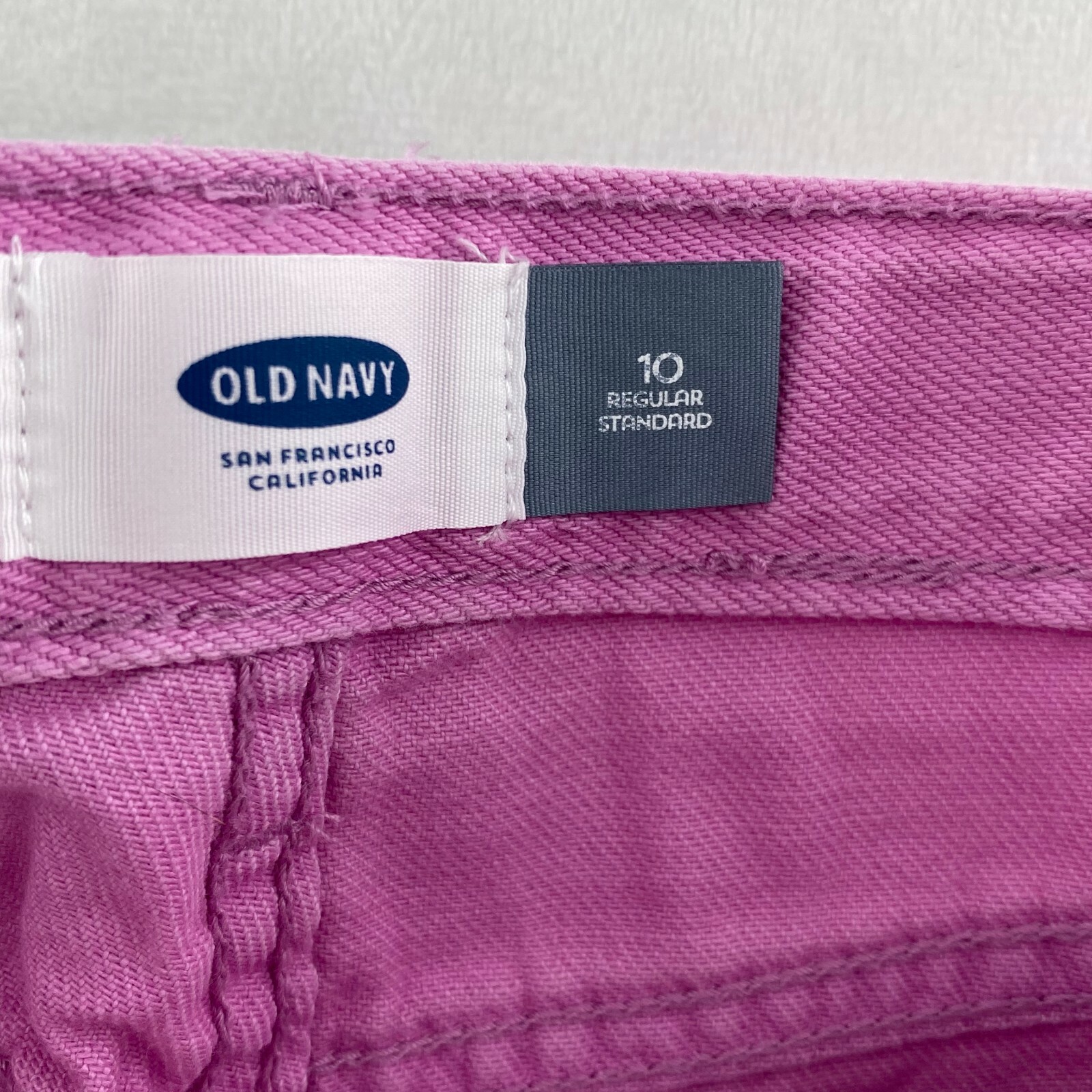 2-PC Old Navy Jean Mini-Shorty Pink Shorts Distressed Adjustable Denim Girls 10 image 3