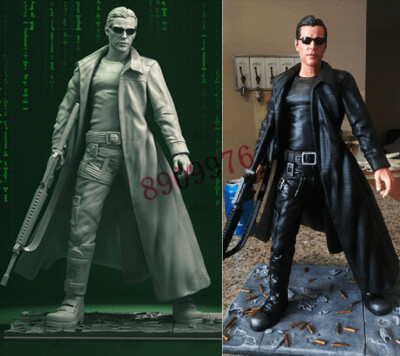 The Matrix Neo 3D Printing Unpainted Figure Model GK Blank Kit New Toy Stock