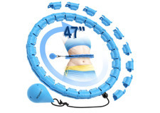 Infinity Hoop Fit Plus Size 47", Weighted Hoops for Adults Weight Loss..