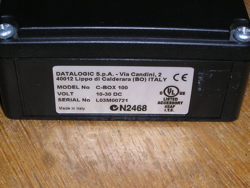 DATALOGIC C-BOX 100 93ACC1510 Industrial Barcode Scanner Connection Box excellnt - Picture 2 of 9