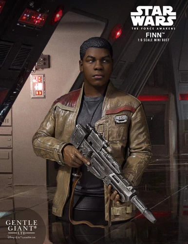 GENTLE GIANT STAR WARS THE FORCE AWAKENS FINN 1/6 BUST BRAND NEW #17/1500 *US*