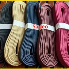 Thick Silk Ito Sageo Deep Blue Black Brown Cord for Japan Katana Tachi Wakizashi