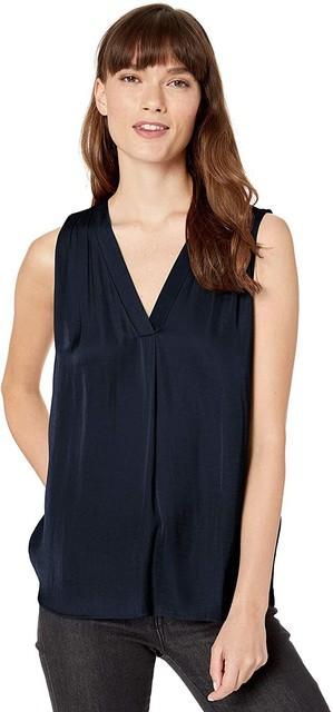 Vince camuto merra pleated shoulder detail blouse Clearance