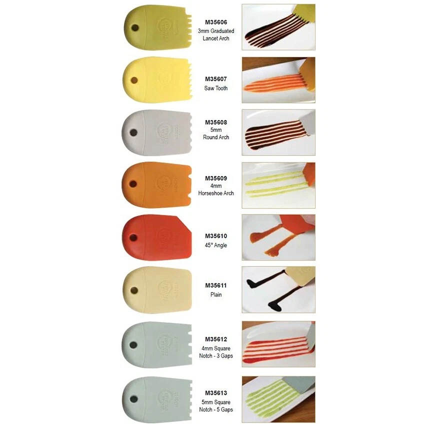 Mercer Culinary Silicone Saw Tooth Plating Wedge - Image 2 of 4