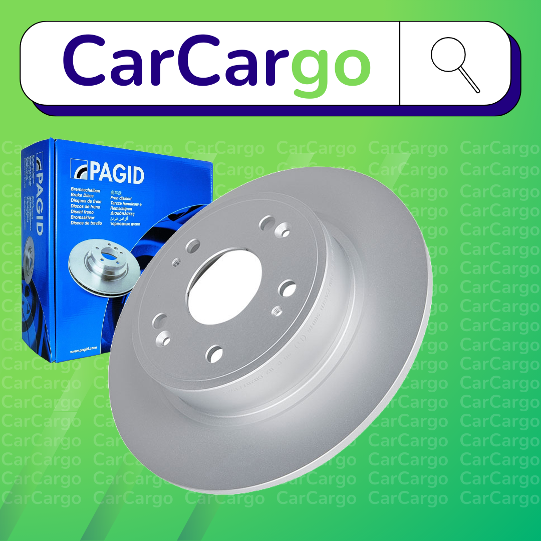 Pagid Solid Rear Brake Discs Pair For Honda HR-V 1.6 i-DTEC 2015-2024 282 mm